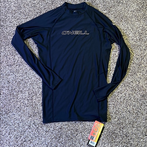 O'Neill Basic Skins Long Sleeve Performance Fit Rash Guard - Picture 2 of 10